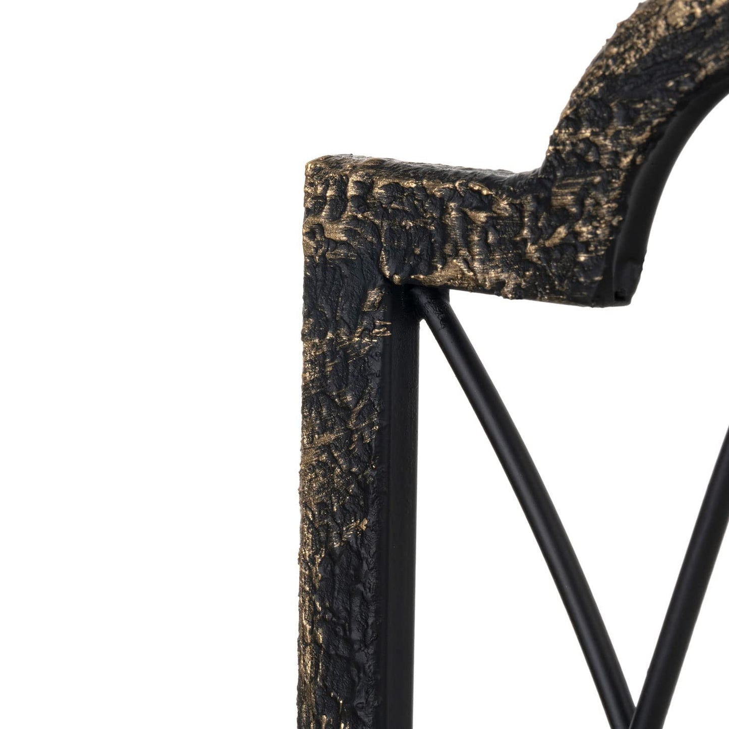 Candle Sconce(Set of 2),Metal Wall Decorations,Rustic Home Decor,Wall Candle Sconces,Gold Black Wall Sconces