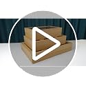 XL Bakery Gift Boxes with Window 22x9.8x3.15 Inch - Pack of 10, Cardboard Pastry & Cake Boxes