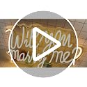 KSCKXGG Warm White Will You Marry Me Neon Sign 21.7x13.8 Inch LED Light for Proposal