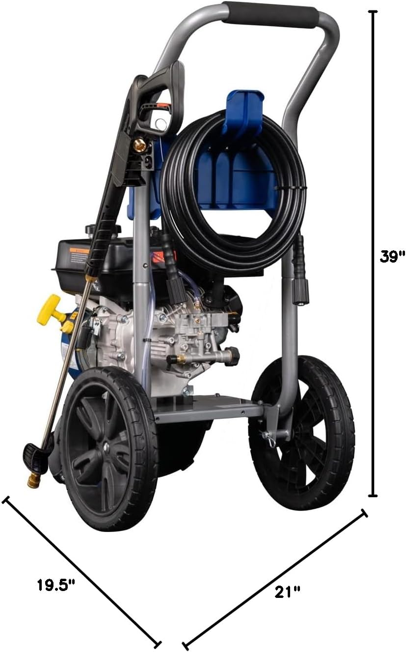 Westinghouse WPX3400 Gas Pressure Washer - 3400 PSI, 2.6 GPM, Onboard Soap Tank & 5 Nozzle Set