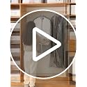 3 Pcs Breathable Garment Bags 40 & 50 Inches Dust Cover Dress Storage