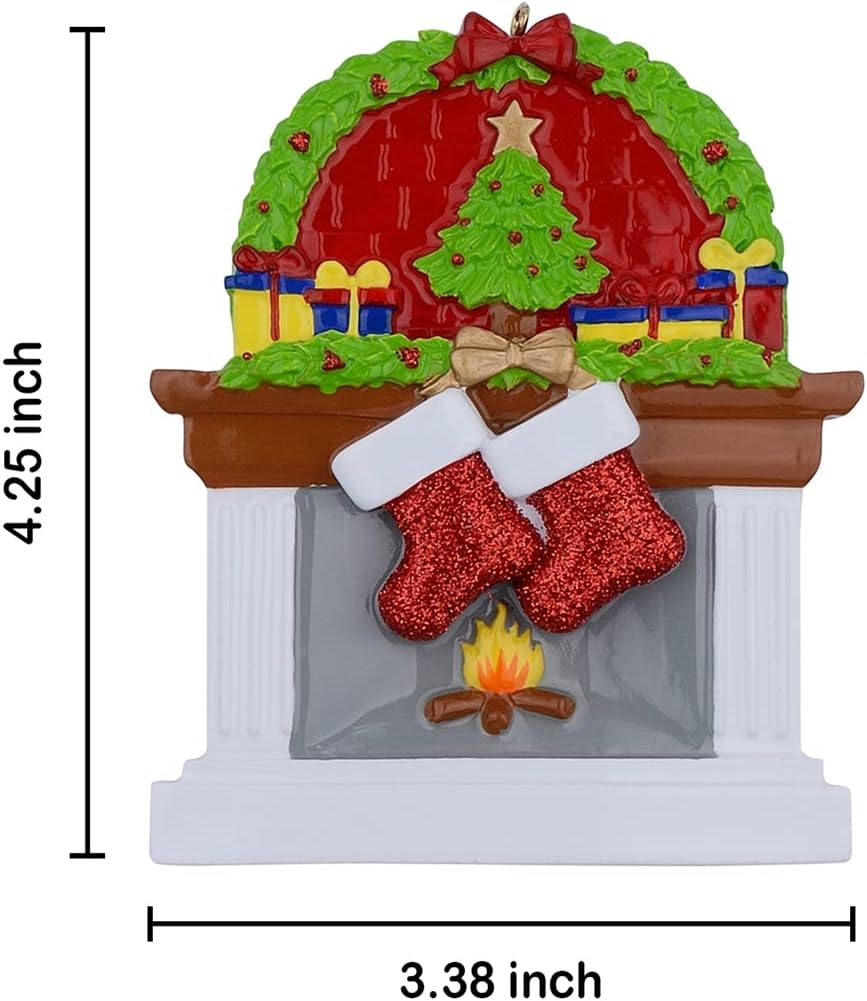 Personalized Family Christmas Stocking Ornaments - Set of 6 Unique Keepsake Gifts 2025