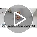 Realion Dark Gray Stone Bath Mat - Quick-Drying Non-Slip Diatomaceous Earth Bathroom Rug 23.5"x15.5"