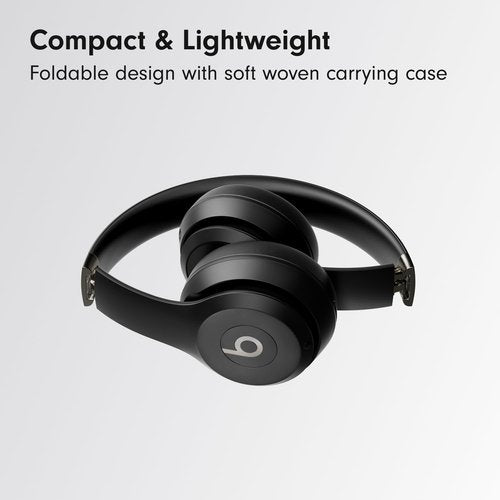 Beats Solo 4 - Wireless Bluetooth Headphones with 50-Hour Battery Life | Ultra-Lightweight Comfort - Matte Black
