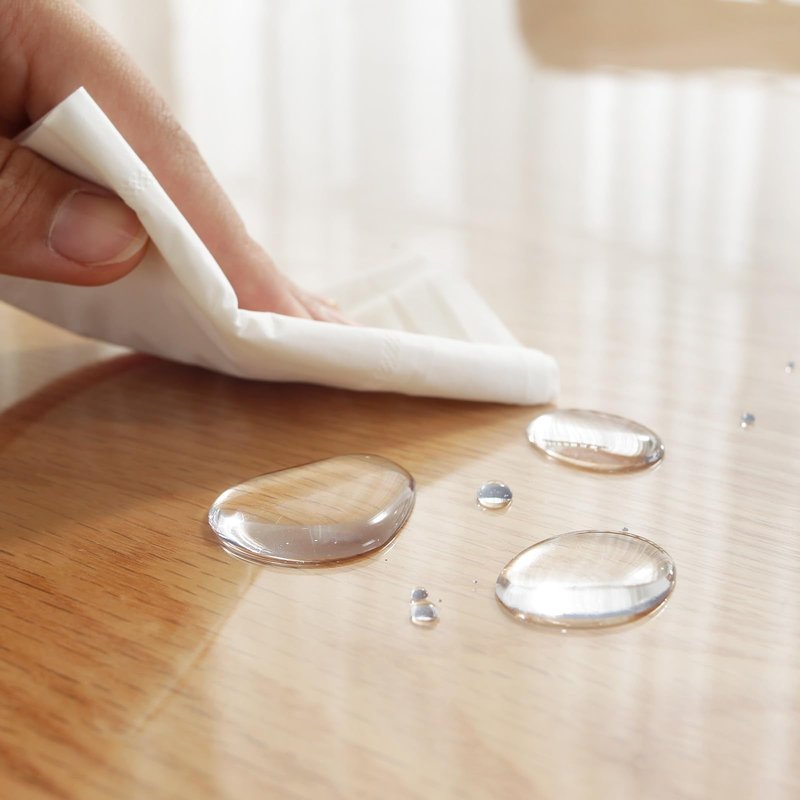 LovePads Clear Desk Mat 14 x 32 Inch, 1.5mm Thick Clear Table Protector, Waterproof Plastic Table Cover Protector, PVC Desk Protector Mat, Vinyl Desk Cover for Desktop, Coffee & Dining Table