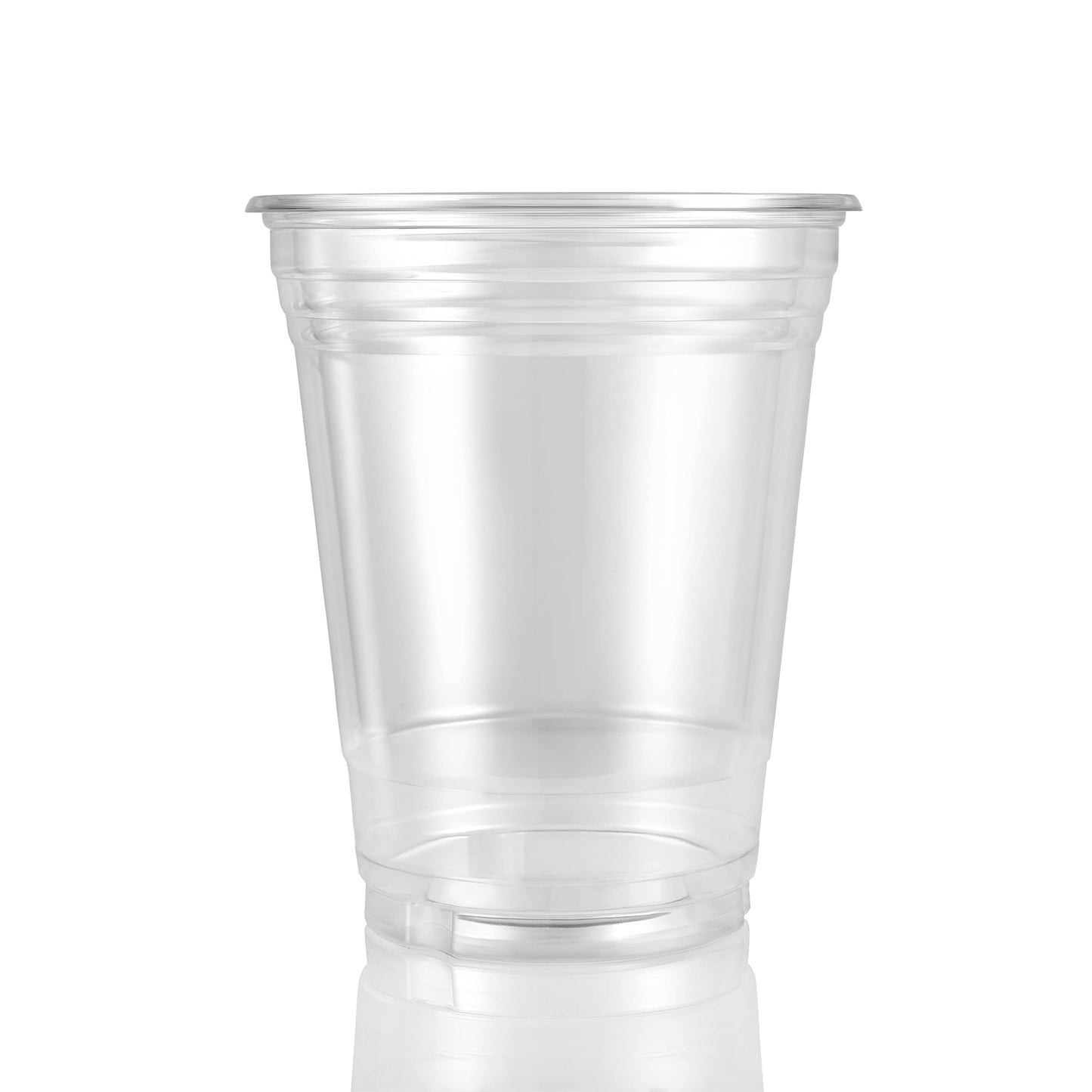 Nicole Home Collection 600 Count Disposable Plastic Cups, Crystal Clear, Durable PET 18 oz. BPA Free