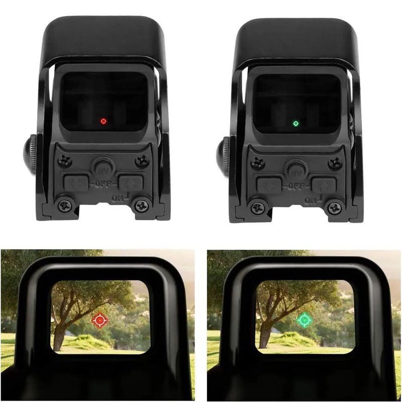 552 Holographic Sight Tactical Red Dot Sights Holo Reflex Sight for Rifle 20mm Rail Parallax Outdoor Shockproof