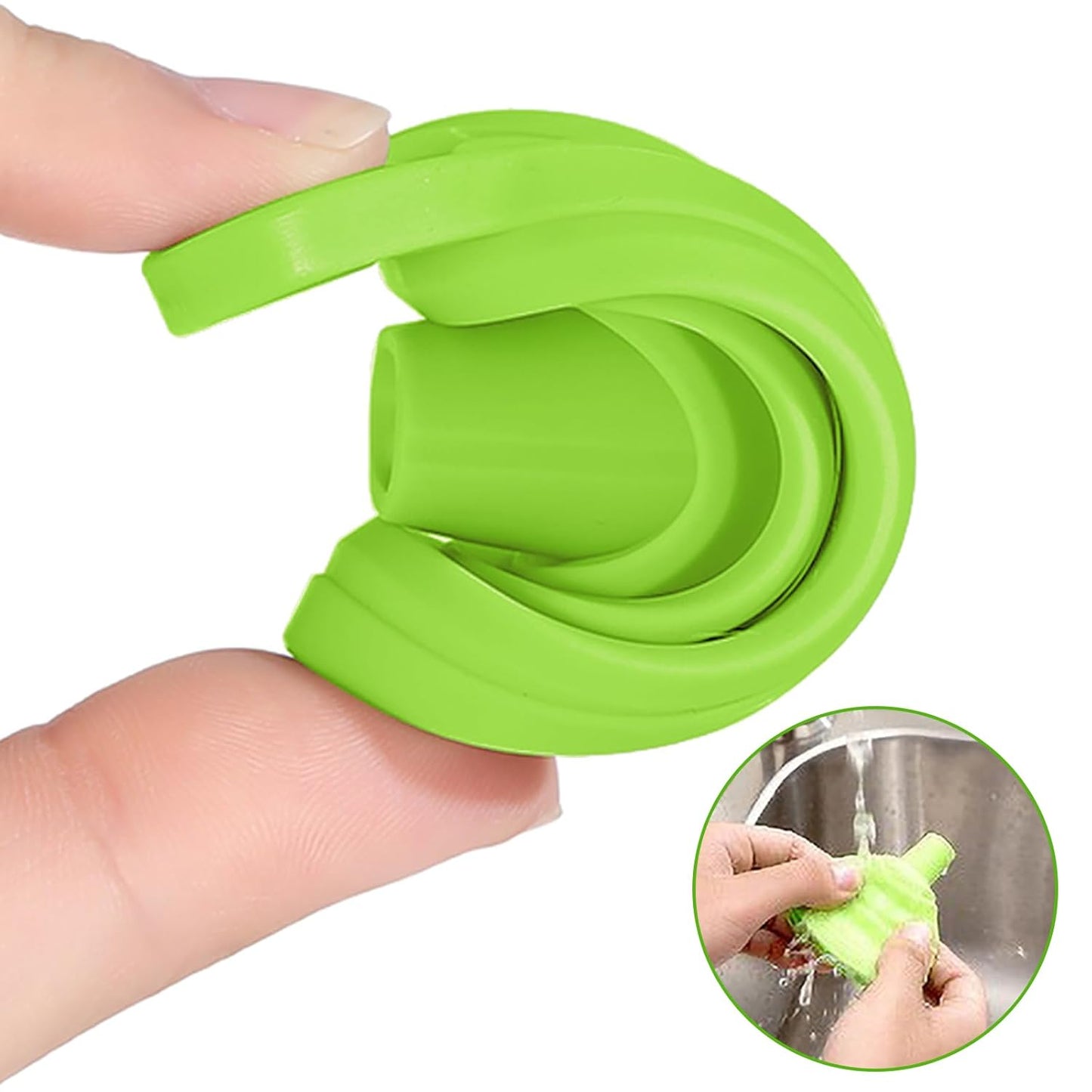 Skiennix Kitchen Funnel Set - 4 Pack of Foldable Silicone Funnels for Easy Liquid Transfer | Food Grade