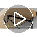 10-Pack Heavy Duty Closet Rod Brackets - Matte Black Steel Wall Mount Support with Anchors & Screws - 10.8x10.8 Inches, 300 Lb Capacity - Variation of THIS listing