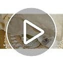 Natural Linen Curtains 2 Panels 52"W x 102"L Back Tab - Ivory, Light Filtering