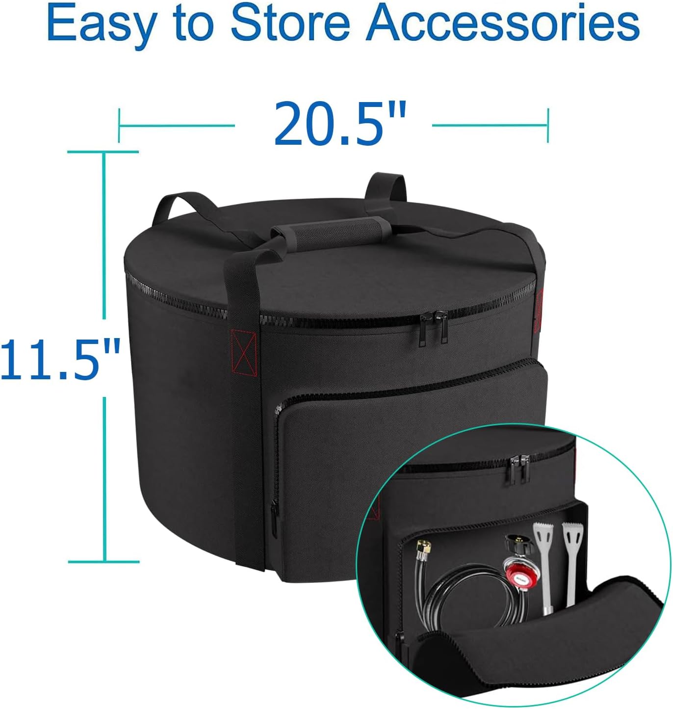 Outland Living Carrying Bag - Water-Resistant 19 Inch Portable Fire Pit Bag for Firebowl 823 & 870