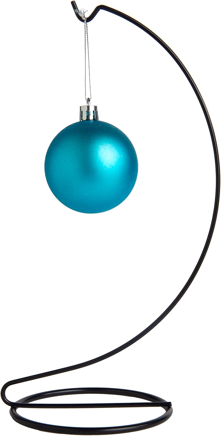 10-Inch Gold Metal Ornament Display Hanger Stands - Set of 6 for Christmas Ornaments & Terrariums