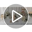 Set of 6 Ivory Bridesmaid Bouquets for Wedding - 7 Inch Artificial Flower Arrangements with Eucalyptus - White/Set of 6 (Variation)