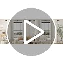 Cream Linen Blackout Curtains 52W x 108L - Pack of 2 Room Darkening Drapes