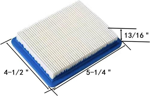 Briggs & Stratton Air Filter - Premium Flat Cleaner Cartridge for Lawn Mowers | 2 Pack