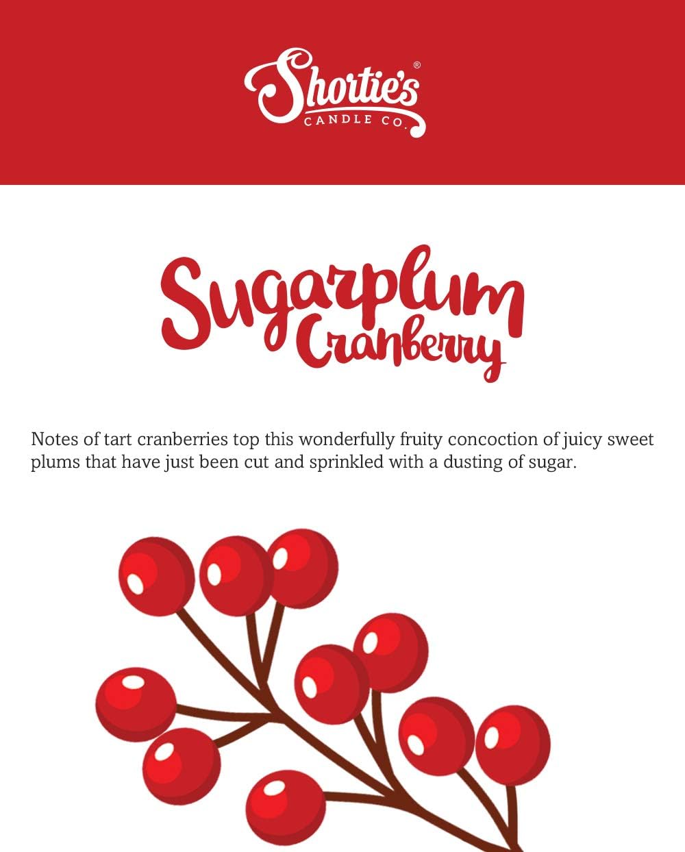 Highly Scented Sugarplum Cranberry Wax Melts Multi Pack - 6 Oz Natural Oil Air Fresheners for Christmas
