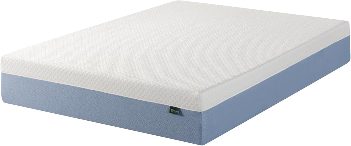 Zinus 12 Inch King Cooling Memory Foam Mattress - Medium Feel, Breathable Layers, Fiberglass Free