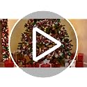 Riceshoot 131ft Red Green White Christmas Tinsel Garland Metallic Foil Decor, Classic 40m