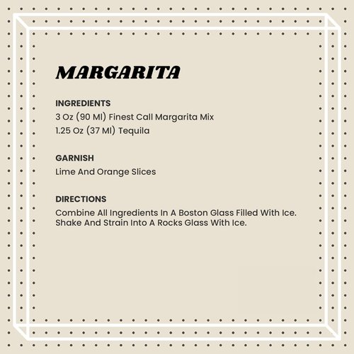 Finest Call Premium Margarita Ready-to-Use Drink Mix, 1 Gallon Bottle (128 Fl Oz)