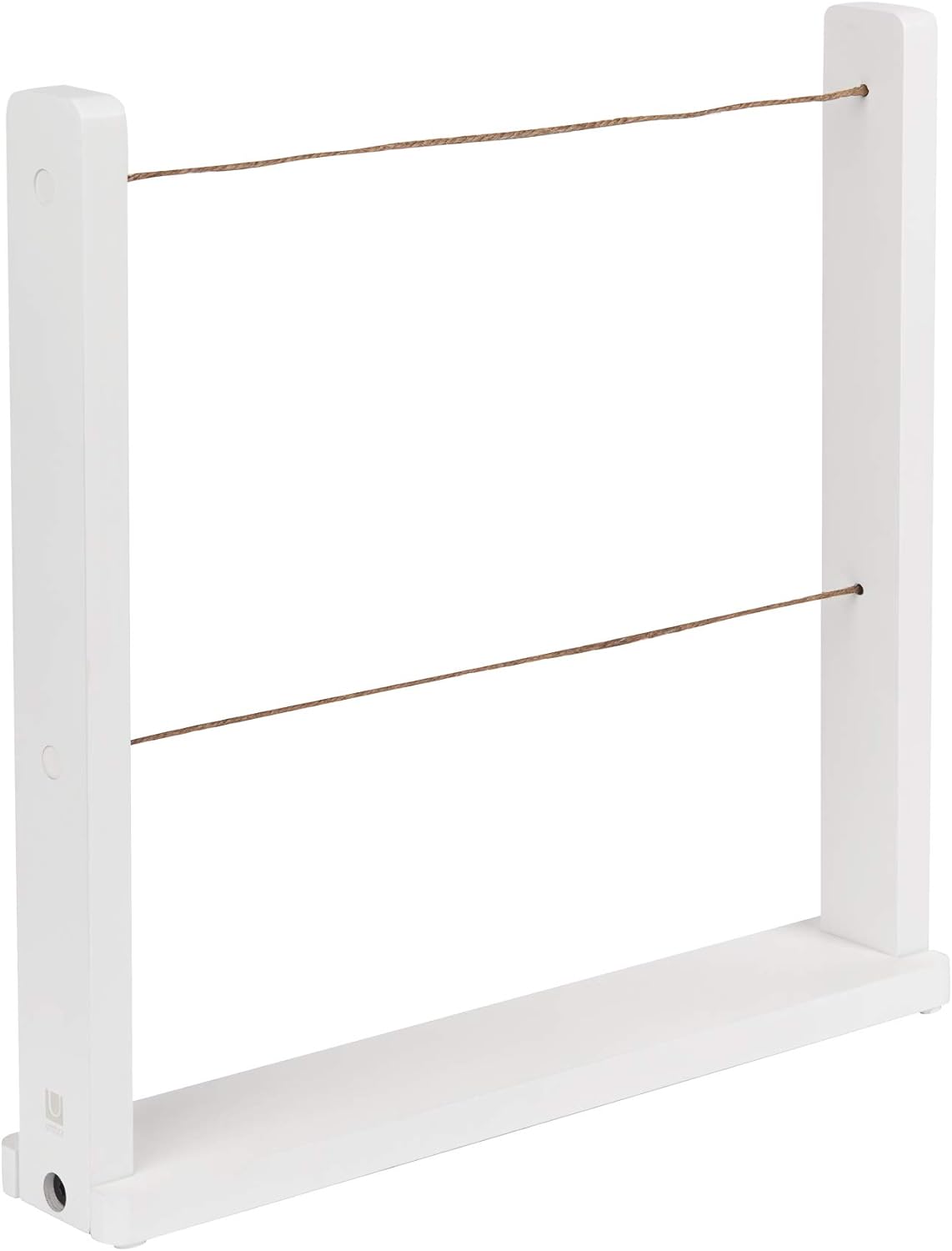 Umbra Hangit Desk Photo Display - White Desktop Organizer for Pictures & Memories