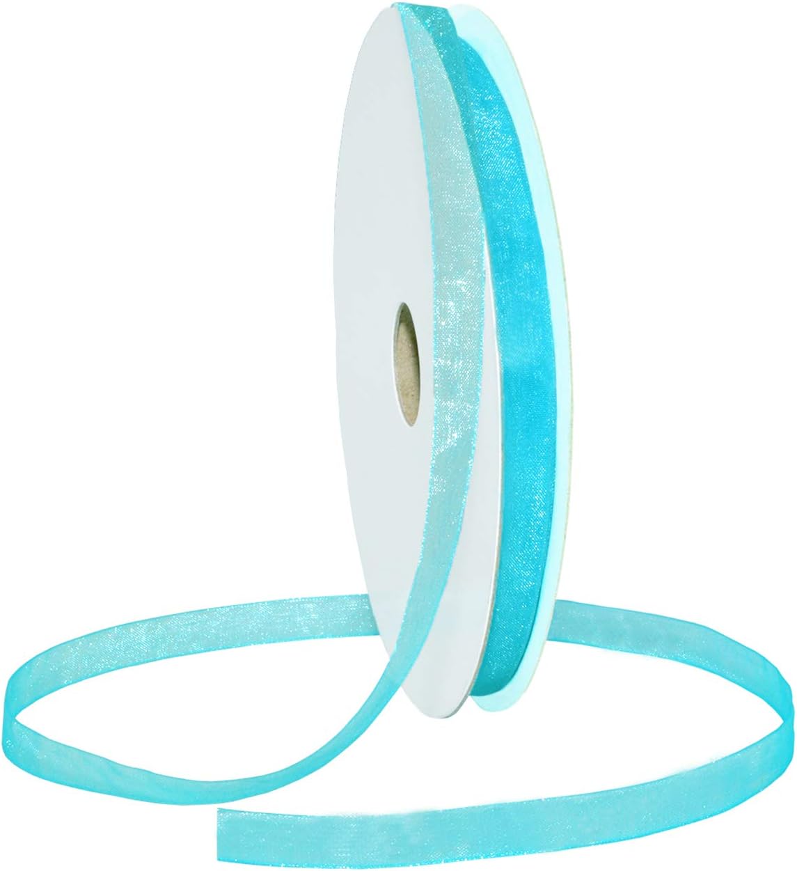 Red Organdy Nylon Ribbon - 5/8 Inch x 100 Yards | Morex 91803/100-609