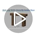 Unikito 39-Inch Entryway Console Table with Sensor Light, USB-C & Power Outlets