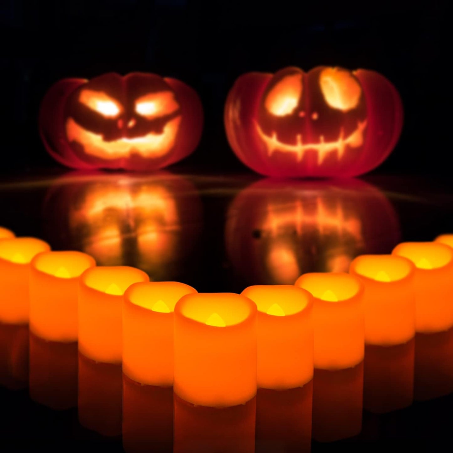 12 PCS LED Flameless Votive Candles - Long-Lasting Battery Operated with 120+ Hours Life