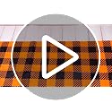 Windkream 6 Pack Fall Buffalo Plaid Plastic Table Runners 14 x 108 Inches