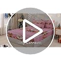 Feelyou Christmas Dinosaur Bedding Set Queen Size 3Pcs Kids Boys Girls Multi 03