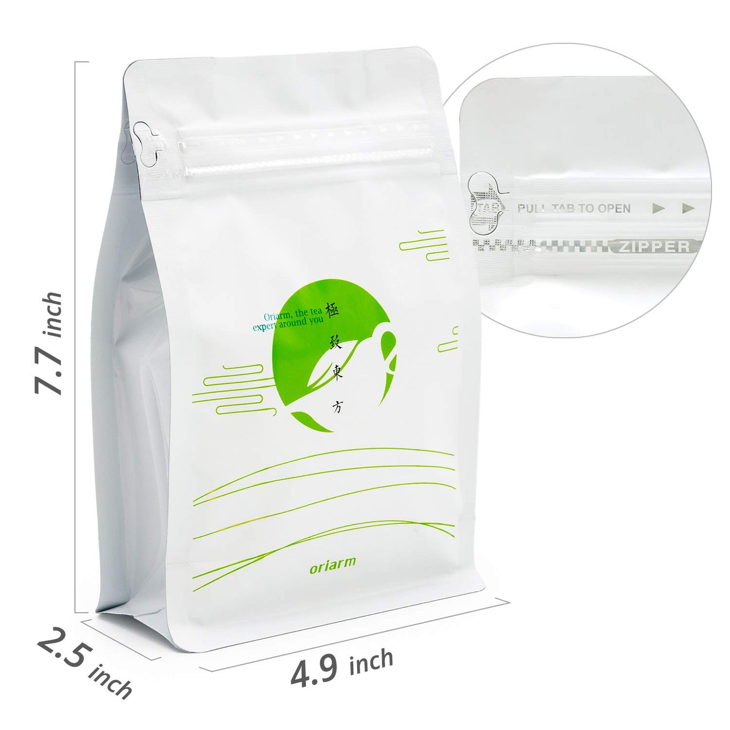 oriarmcha Dongting Bi Luo Chun Green Tea - Loose Leaf Chinese Tea - Suzhou Pi Lo Chun (Yuqian 2nd Grade) - 225g (8oz) - Fresh & Floral Aroma