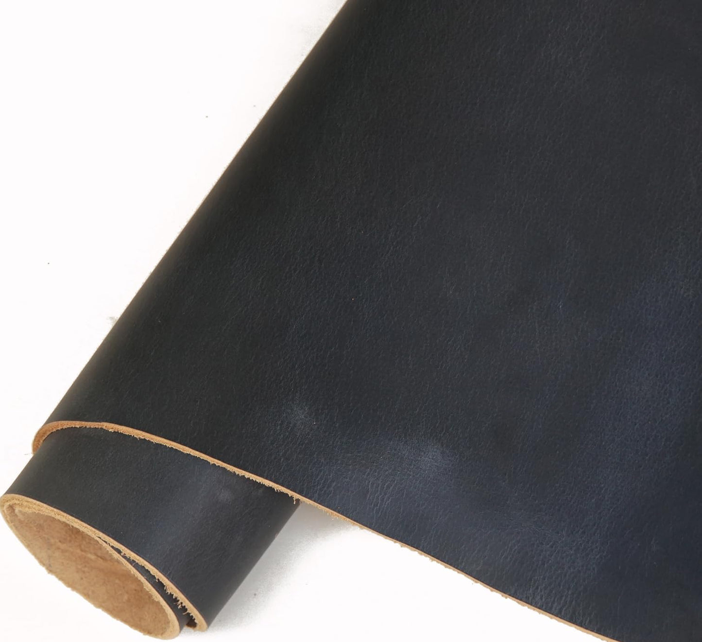 Tooling Leather Sheets Full Grain Leather 3.6mm-4.0mm (9-10oz) Thick Cowhide Leather Pieces Square for Crafts Heavy Weight(Dark Blue-Gray 12"x12")