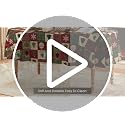 Horaldaily Christmas Tablecloth 60 x 120 Inch Rectangular Green Tree Snow - Red Variant