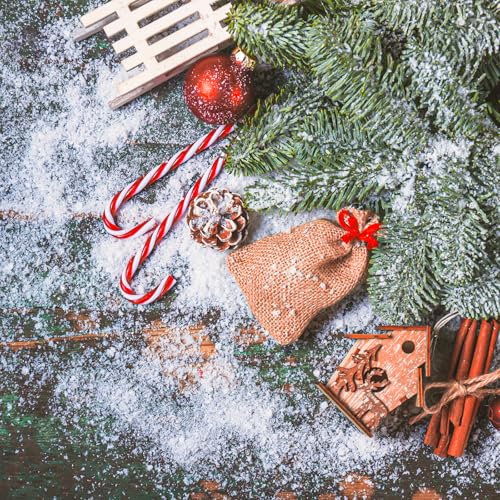 Artificial Snow Powder for Christmas Decorations - 100g Glitter Fake Snow for Winter Village & Holiday Crafts