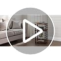 Retro End Table with 3 Tiers - Rustic Brown Narrow Side Table for Small Spaces - Farmhouse & Modern Accent Nightstand - Fxacyem Variation of Standard