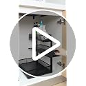 White 2-Pack Under Sink Organizer 3-Tier Adjustable Metal Pull-Out Shelf