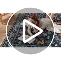 BEIGE 2x6 Runner Rug with Animal Pattern, Washable Non-Slip Kitchen Mat