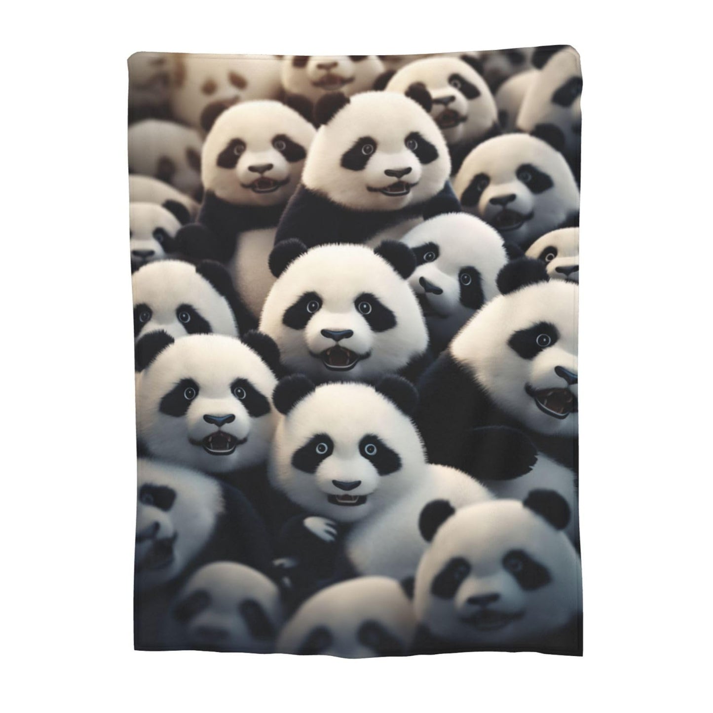 amepay Cute Baby Pandas Blanket Gifts for Panda Lover Adults Kids Girls Flannel Throw Blankets Soft Fuzzy Lightweight for Home Decor Couch Bed Sofa 60x50 Inches
