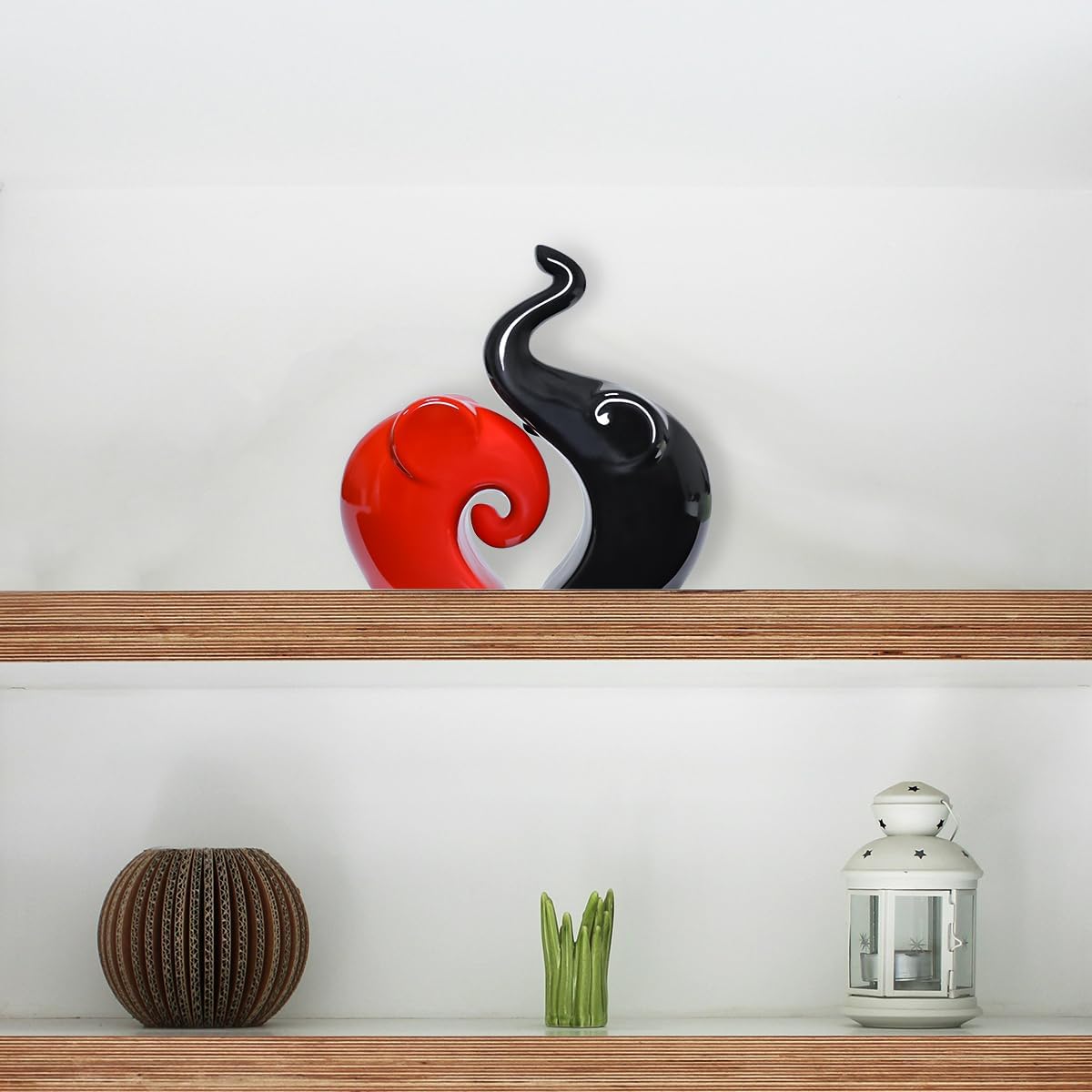Elephant Ceramic Ornament for Home Décor | Unique Animal Figurine for Elephant Lovers