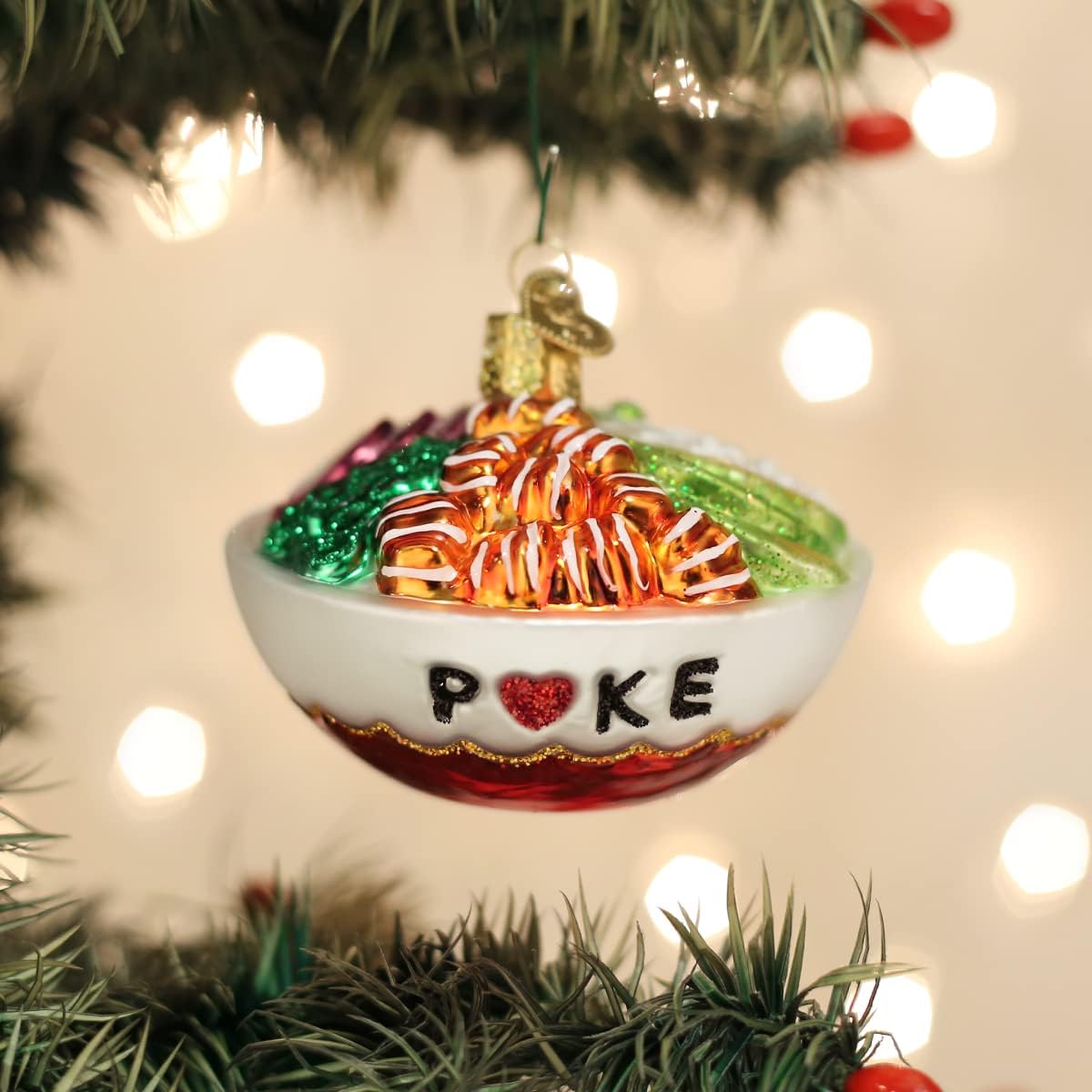 Handcrafted Glass Cheese Wedge Ornament - Unique Christmas Tree Decoration