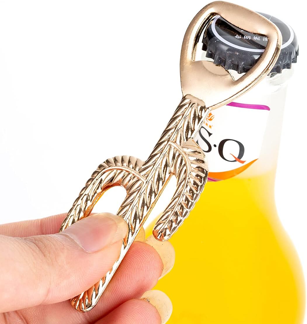 50Pieces/Packs Cactus Bottle Opener for Mexican Theme Wedding/Bridal Shower/Birthday/Baby Shower/Fiesta Party Favors,Gifts,Decorations or Souvenirs for Guests, Mexico Centerpieces for tables