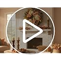 HipTree 24-Inch Fall Hydrangea and Peony Wreath - Creamy Variation 09