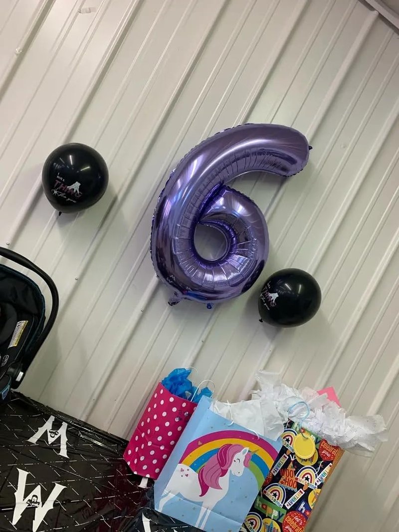 Purple Number 20 Balloon 40 inch, 20 Number Balloons, 20th Purple Birthday Decorations, 20 Year Old Girls Boys Party Supplies