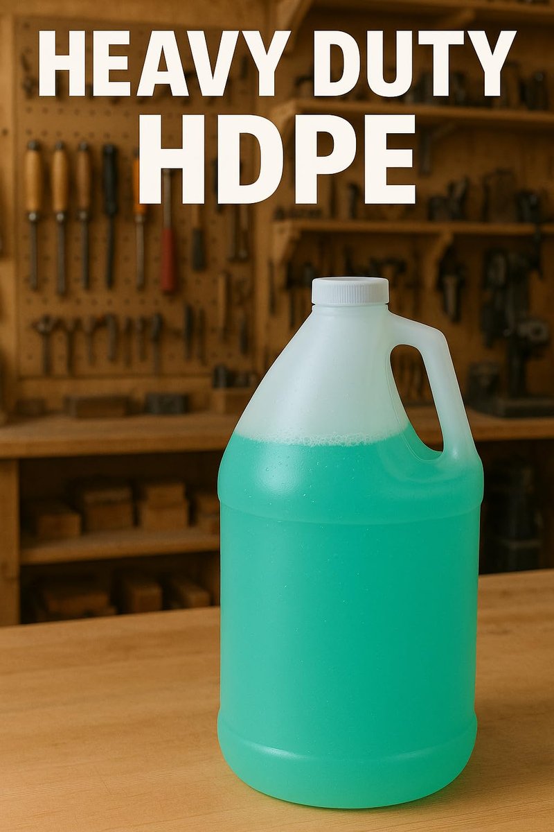 Pinnacle Mercantile 1-Gallon Plastic Jug (2 -Pack) Reusable, Food-Safe, BPA Free | Heavy-Duty HDPE Containers for Water, Sauces, Soaps, Detergents, Liquids | Screw-On Cap …