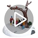 Lemax Vail Village Tire Swing Twirl Christmas Village Decor 84354