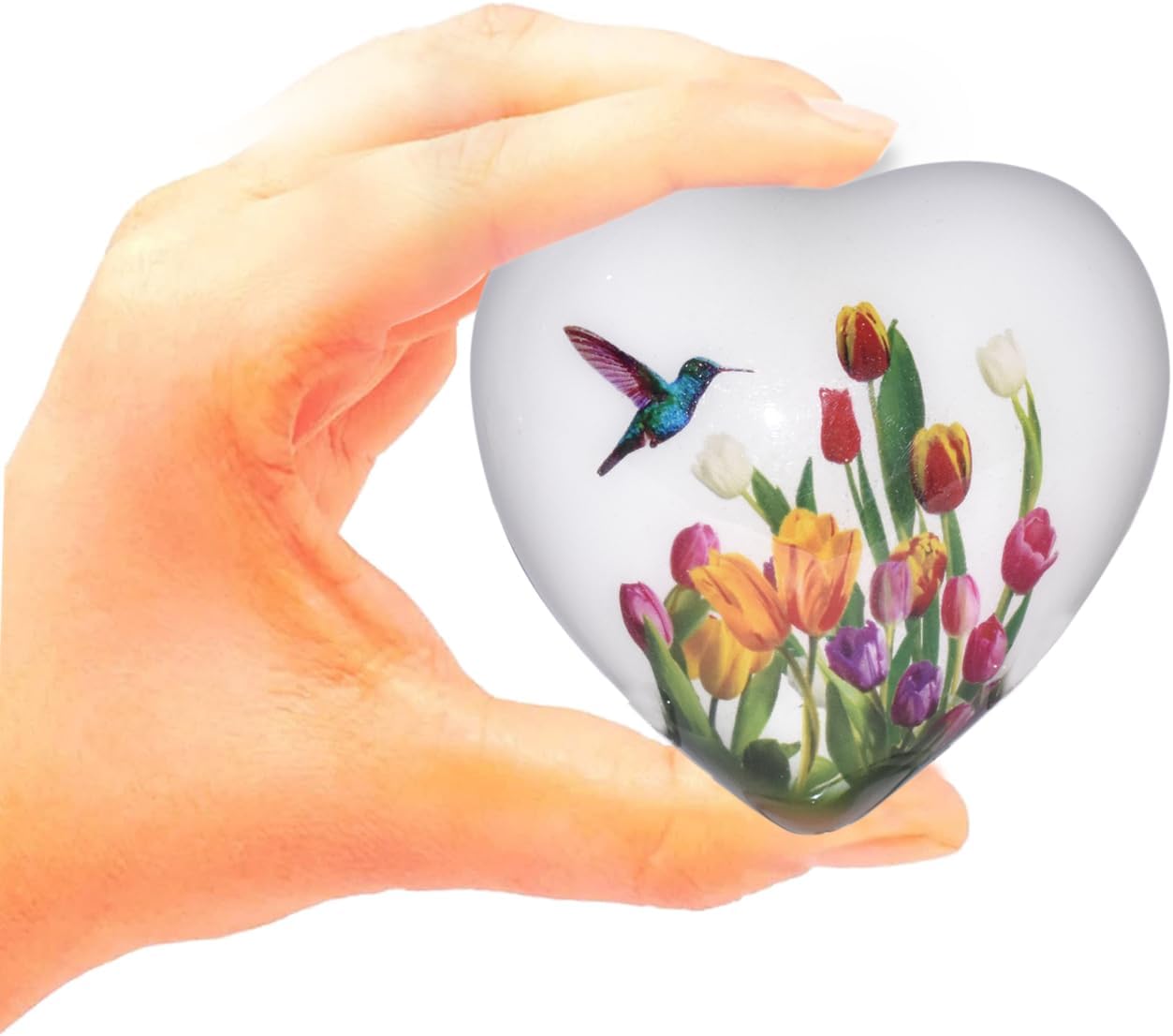 BOLD & DIVINE Adult Purple Hummingbird Cremation Urn | Human Ashes Adult Memorial urn, Burial, Funeral Cremation Urns | 200 Cubic Inches (Large Adult)