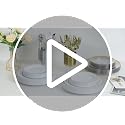 Gold Disposable Plastic Dinner Plates 10.25 Inch - 100 Pcs - BESTVIP