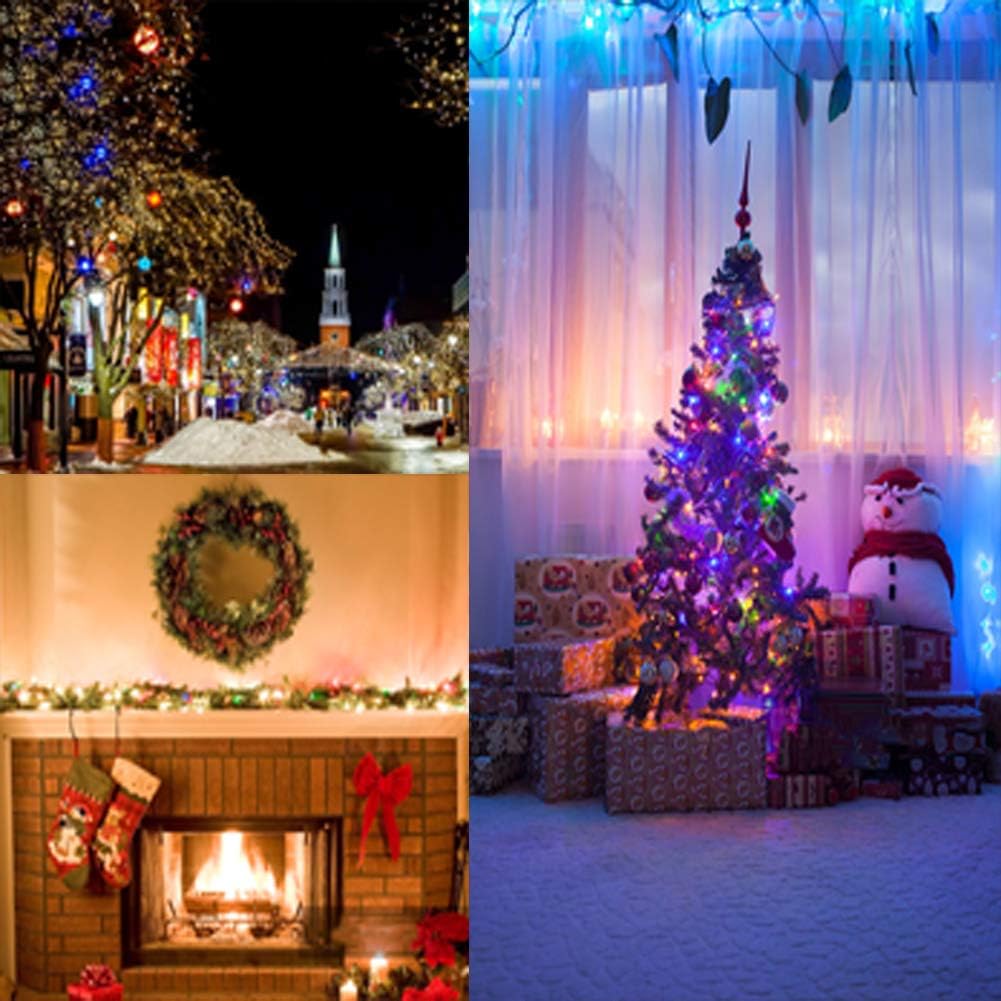 50 LED Battery Operated Christmas Lights - 18ft Waterproof String Lights with 8 Modes & Timer for Indoor/Outdoor Decor