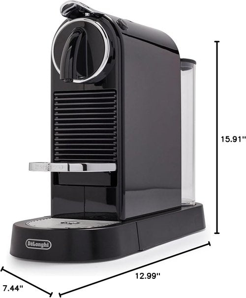 De'Longhi Nespresso CitiZ Espresso Machine - Compact Design, Sleek Black Finish