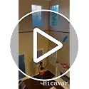 30 Foot High Ceiling Fan Duster Kit with 6-24ft Extension Pole - Cobweb & Dust Cleaning