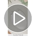 Elongated Toilet Seat Slow Close White 18.5 Inch No Baby Seat - Durable & Easy to Install